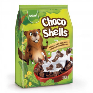NATUREL CHOCO SHELLS  300G