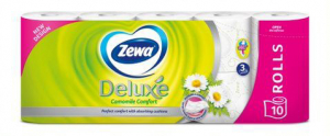 4086600 ZEWA AQUA TUBE, DELUXE, BIJELI, 10 ROLA