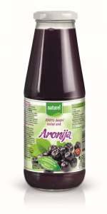 NATUREL SOK ARONIJA 100% 0,72L  BEZ DOD.ŠEĆERA