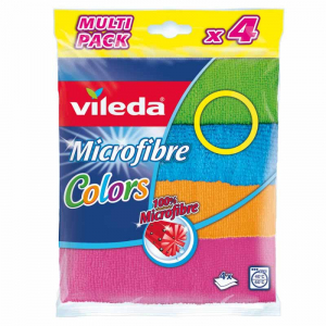 VILEDA KRPA ZA SVE NAMJENE MICROFIBRE COLORS 4/1