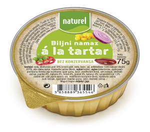 NATUREL BILJNI NAMAZ A LA TARTAR - BEZ KONZERVANSA 75G -ALU
