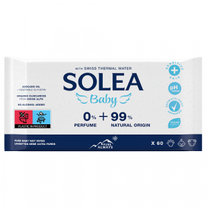 SOLEA  BABY  VLAŽNE MARAMICE 60 KOM