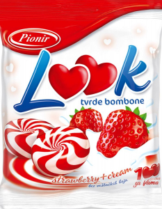LOOK JAGODA KREMA TVRDI BOMBONI 90 G
