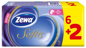 53720  ZEWA SOFTIS NEUTRAL MARAMICE (6+2 GRATIS)X9