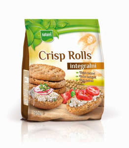 NATUREL CRISP ROLLS INTEGRALNI 250 G