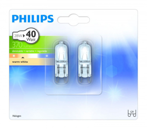 ECOHALO MV CAPS 28W G9 230V CL 2BC/10