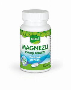 NATUREL MAGNEZIJ TABLETE 150 MG ( 100 TABL)