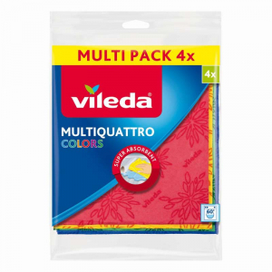 VILEDA  MULTIQUATTRO COLORS 4/1 VIŠENAMJENSKA KRPA