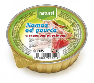 NATUREL NAMAZ OD POVRĆA S PAPRIKOM 75G-ALU