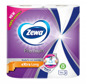 38253 ZEWA EXTRA LONG KUHINJSKE ROLE 70 LISTIĆA 2 PLY