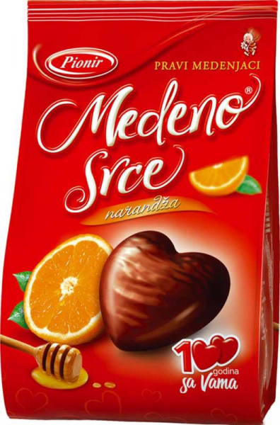 MEDENJACI MEDENO SRCE NARANČA 150G