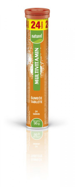 NATUREL ŠUMEĆE TABLETE MULTIVITAMIN 96G (24 TAB)