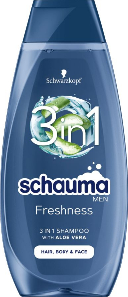 SCHAUMA ŠAMPON 400 ML 3IN1 SEA MINER. & ALOE VERA