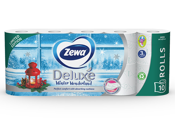 8512 ZEWA DELUXE BRT WINTER 3 SLOJNI TOALETNI PAPIR 10 ROLA