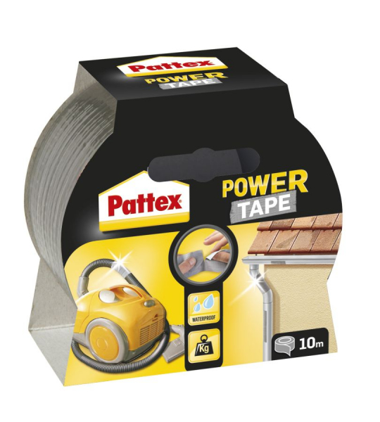 PATTEX POWER TAPE 10 SREBRNO SIVA