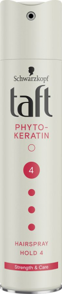 TAFT LAK ZA KOSU 250ML COM. KERATIN ULTRA STRONG