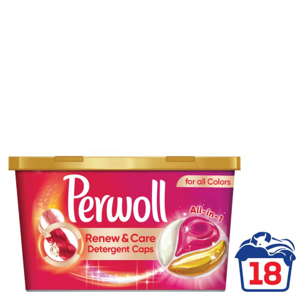 PERWOLL RENEW&CARE CAPS COLOR 18 WL