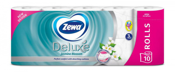 4088100 ZEWA AQUA TUBE, DELUXE JASMINE, 10 ROLA