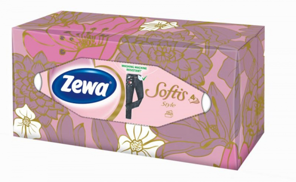 28421 ZEWA SOFTIS STYLE BOX , 4 SL 80 KOM
