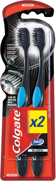 ČETKICA 360° CHARCOAL 1+1