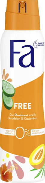 FA DEO 150ML FRESCH & FREE CUCUMBER & MELON