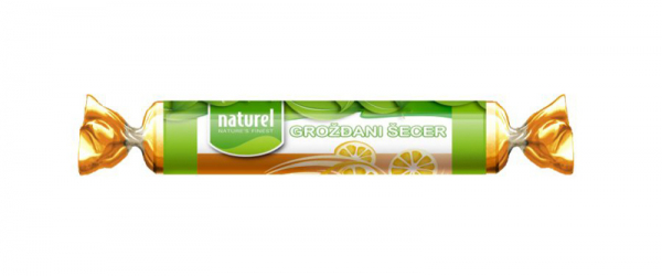 NATUREL DEKSTROZA BOMBONI NARANČA 39G