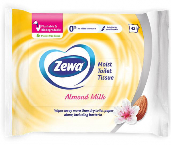 6785 ZEWA VLAŽNI TOAL.PAPIR ALMOND MILK