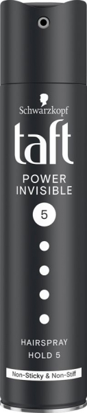 TAFT LAK ZA KOSU 250ML POWER INVISIBLE