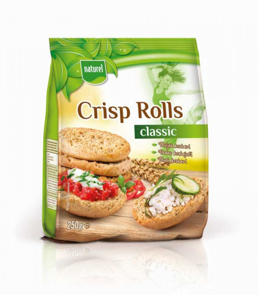 NATUREL CRISP ROLLS CLASSIC 250 G