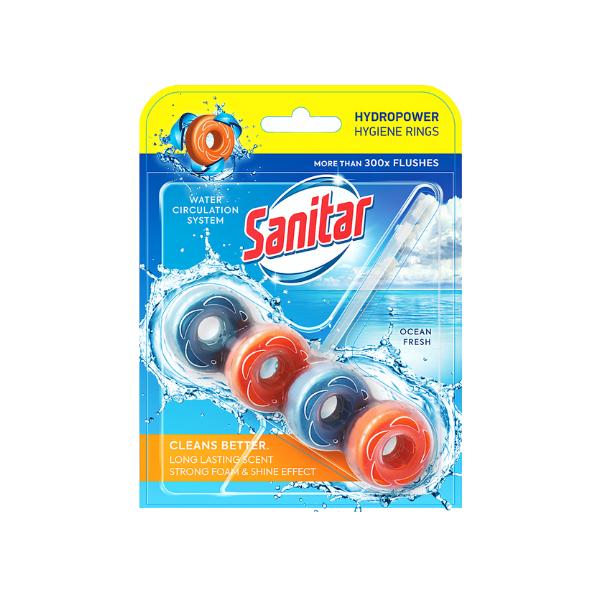 90111 SANITAR HYGIENE RINGS OCEAN 40 G MONO BLOK