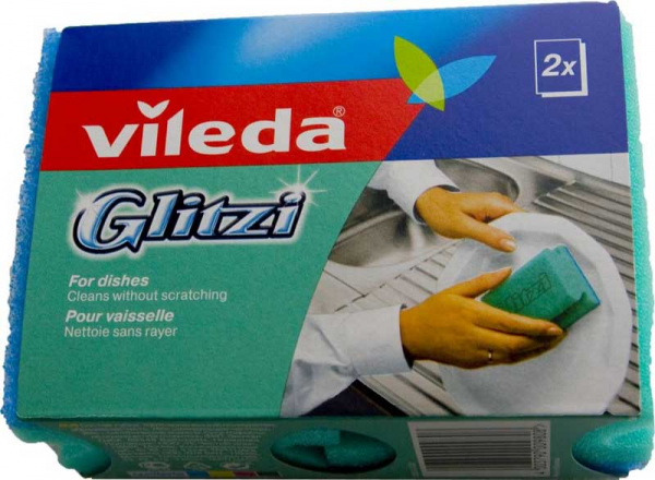 VILEDA  ABRAZIVNA SPUŽVA GLITZI TEFLON 2/1