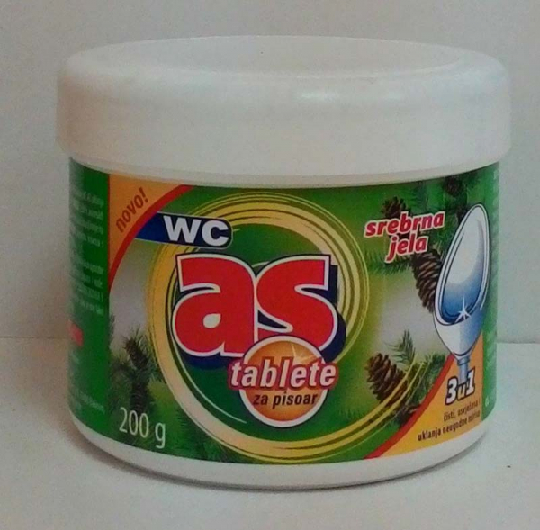 WC-AS PISOAR TABLETE SREBRNA JELA 200 G