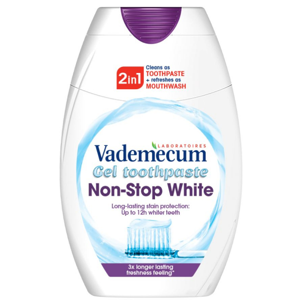 VADEMECUM 2U1 75ML NONSTOP WHITE