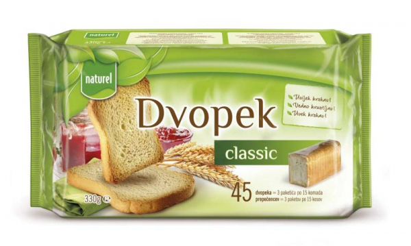 NATUREL DVOPEK CLASSIC 330 G