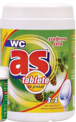 WC-AS PISOAR TABLETE SREBRNA JELA 750 G