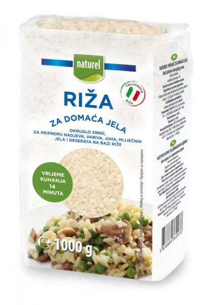 NATUREL RIŽA ZA DOMAĆA JELA SAM.VREČICA 1KG