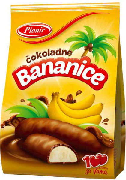 COKOLADNE BANANICE 150G