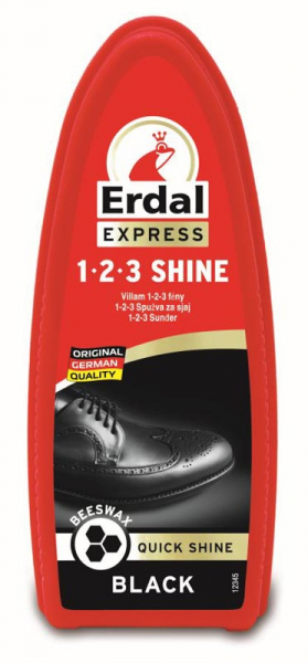 ERDAL 1.2.3. EXTRA SJAJ CRNI 40ML