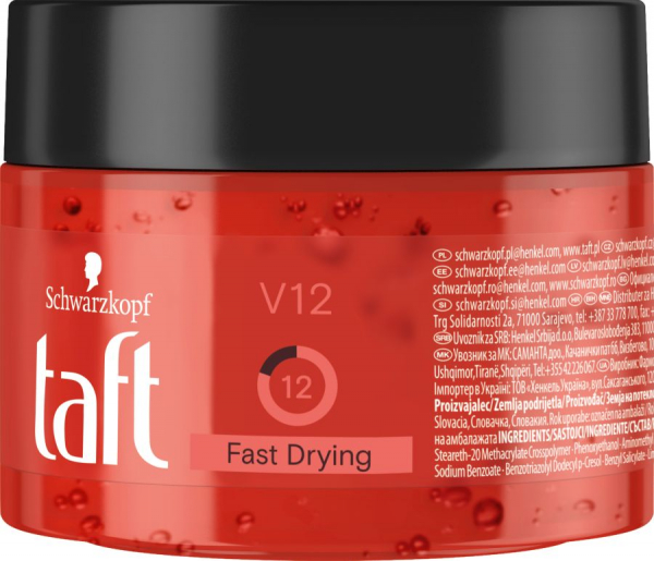TAFT GEL 250 ML V12