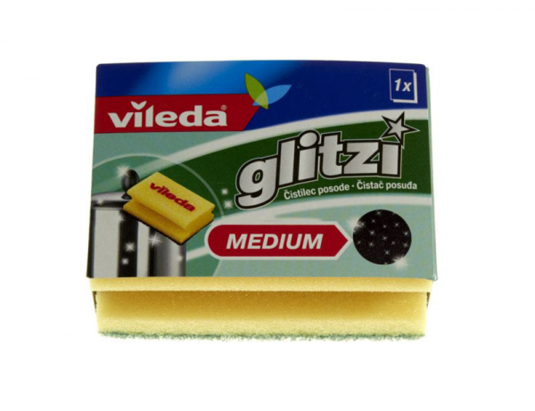 VILEDA  ABRAZIVNA SPUŽVA GLITZI MEDIUM 1/1