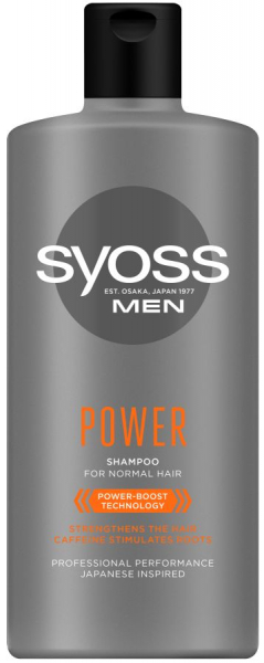 SYOSS ŠAMPON 440 ML MEN POWER