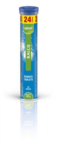 NATUREL ŠUMEĆE TABLETE KALCIJ 96G (24 TABLETE)
