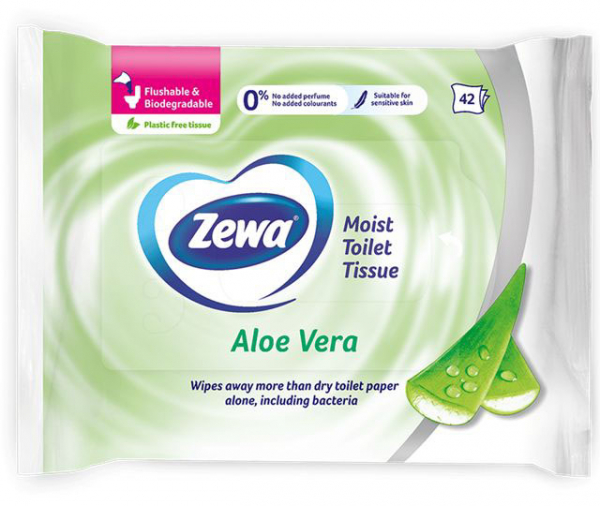 6854 ZEWA VLAŽNI TOAL.PAPIR ALOE VERA