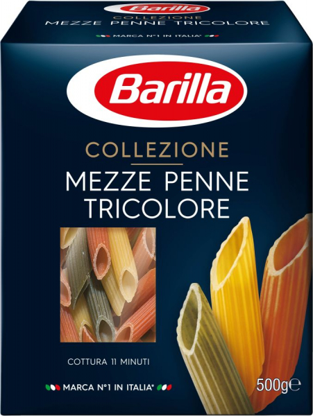 16211 MEZZE PENNE TRICOLORI 500 G IMU