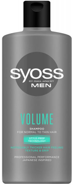 SYOSS ŠAMPON 440 ML  MEN VOLUME