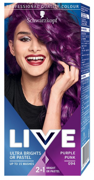 LIVE COLOR XXL UB 94 PUNK   LJUBIČASTA