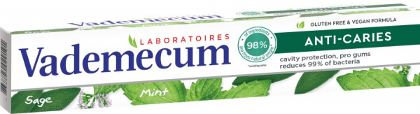 VADEMECUM BASIC ANTI CAVITY & NATUREL 75 ML
