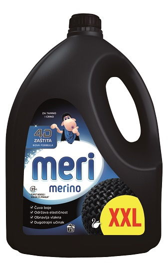 10573 MERI MERINO BLACK 4,5 L