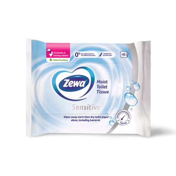 6788 ZEWA VLAŽNI TOAL.PAPIR PURE WHITE