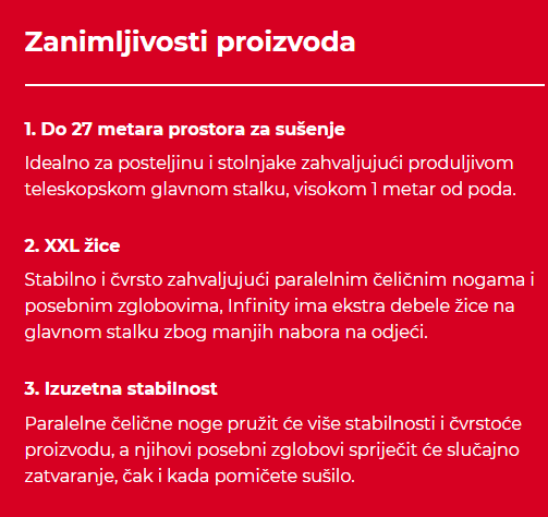 infinity zanimljivosti